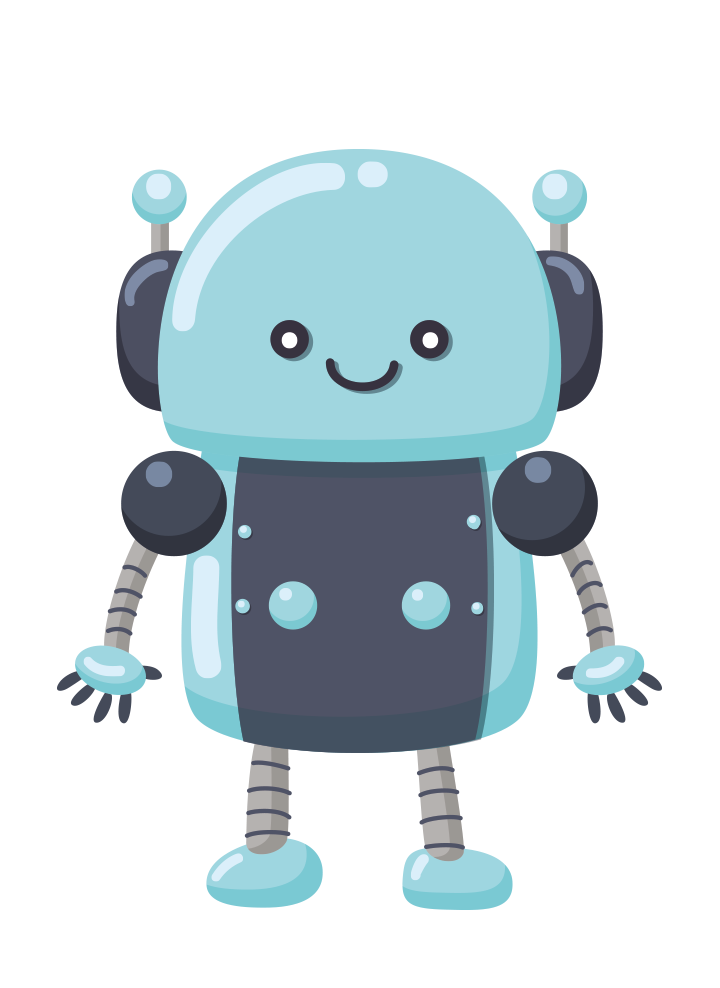 blue robot